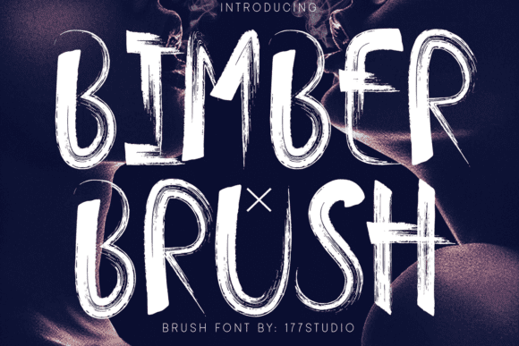 Bimber Brush Font