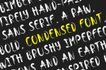 Bimber Brush Font