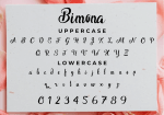Bimona - Modern Handwritten Script Font