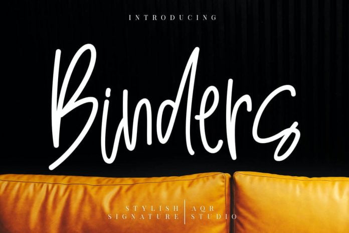 Binders Stylish Signature