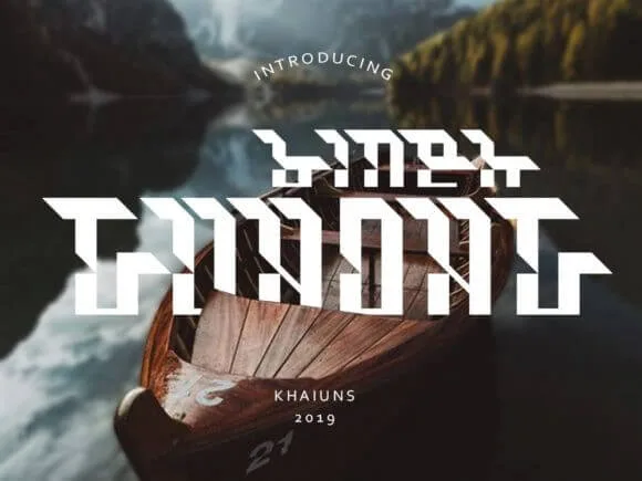 Bineh Gunong Font