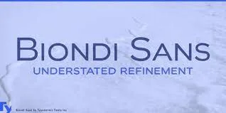 Biondi Sans Font
