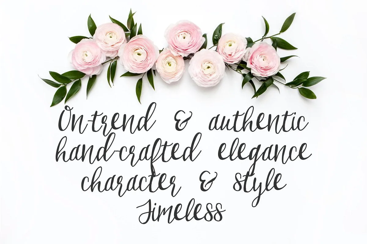 Birchwood Calligraphy Font