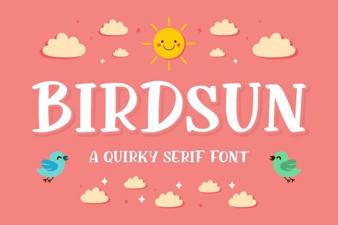 Birdsun - Playful Font