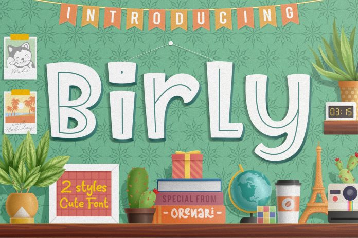 Birly - 2 Styles Cute Font