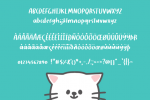 Birthday Cat Font