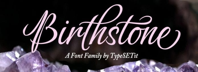 Birthstone Font