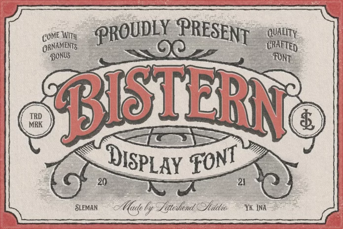 Bistern - Victorian Display Font