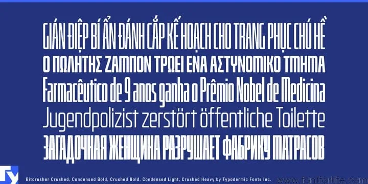 Bitcrusher Font