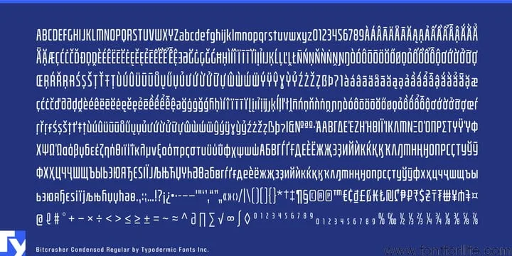 Bitcrusher Font