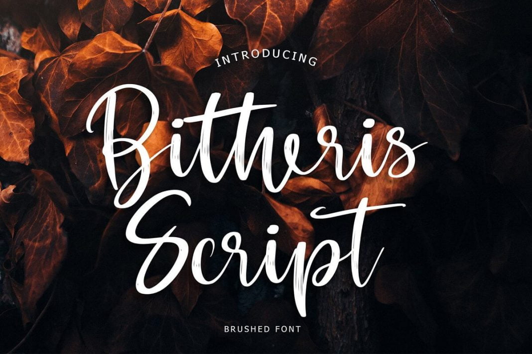 Bitheris Script Brush Font