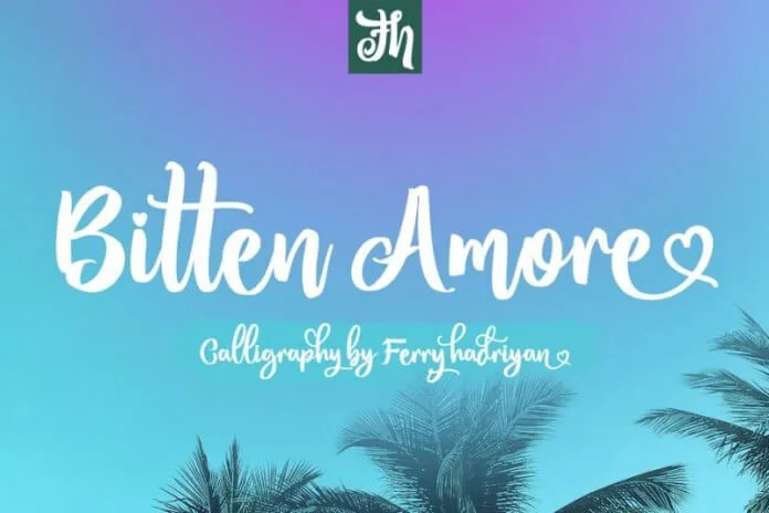 Bitten Amore - Script Font