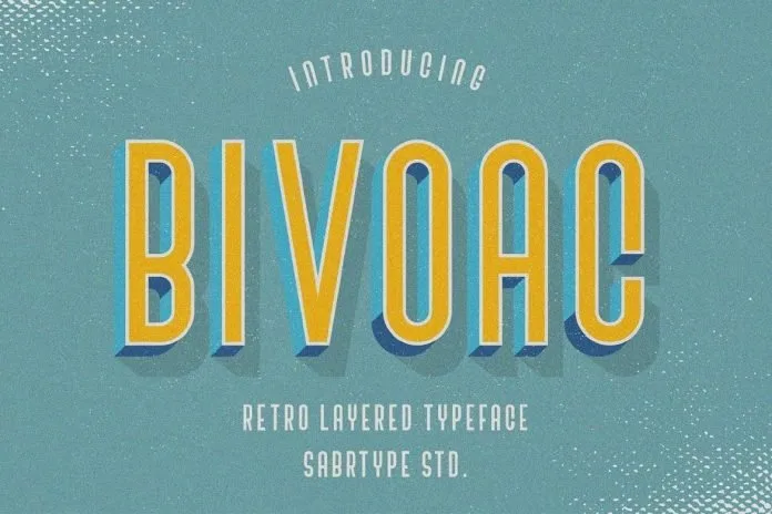 Bivoac Layered Font