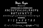 Black Angels Font