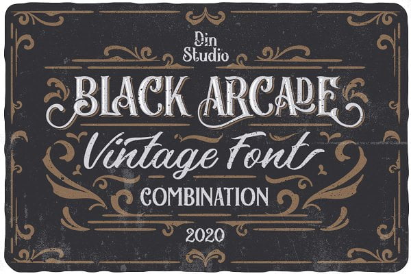 Black Arcade - Font Pack