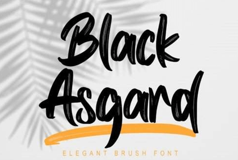 Black Asgard Font