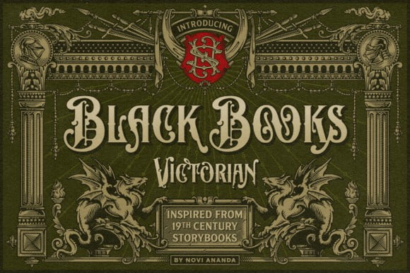 Black Books Victorian Font
