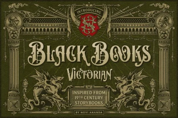 Black Books Victorian Font