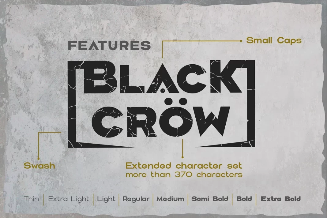 Black Crow Font