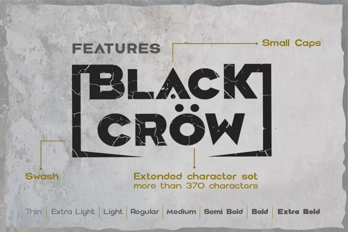 Black Crow Font