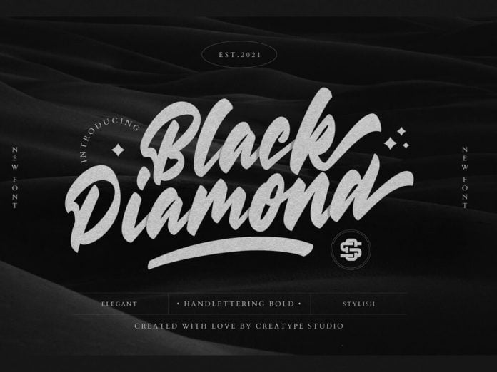 Black Diamond Handlettering Bold