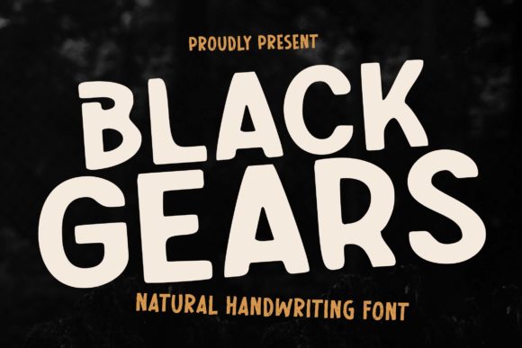 Black Gears Font