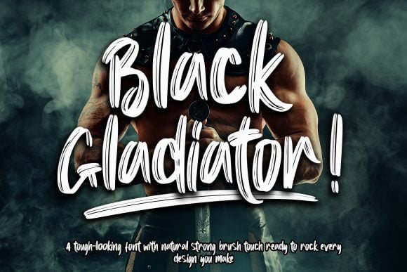 Black Gladiator Font