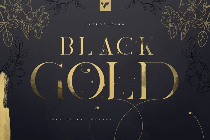 Black Gold Font Family - 2 Fonts