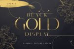 Black Gold Font Family - 2 Fonts
