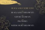 Black Gold Font Family - 2 Fonts
