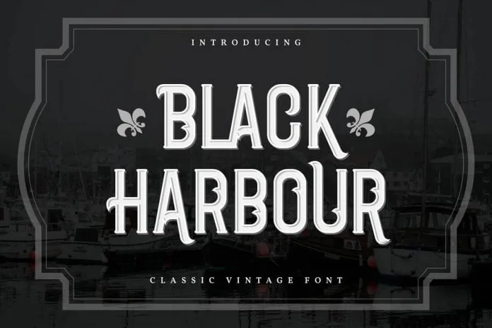 Black Harbour Font