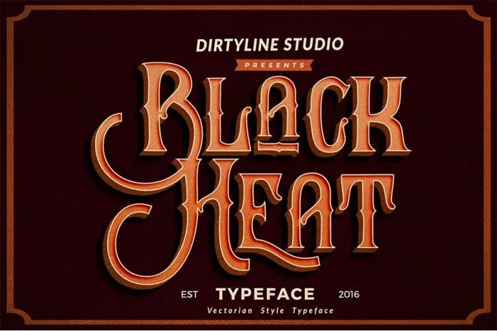 Black Heat Font Black Heat Font