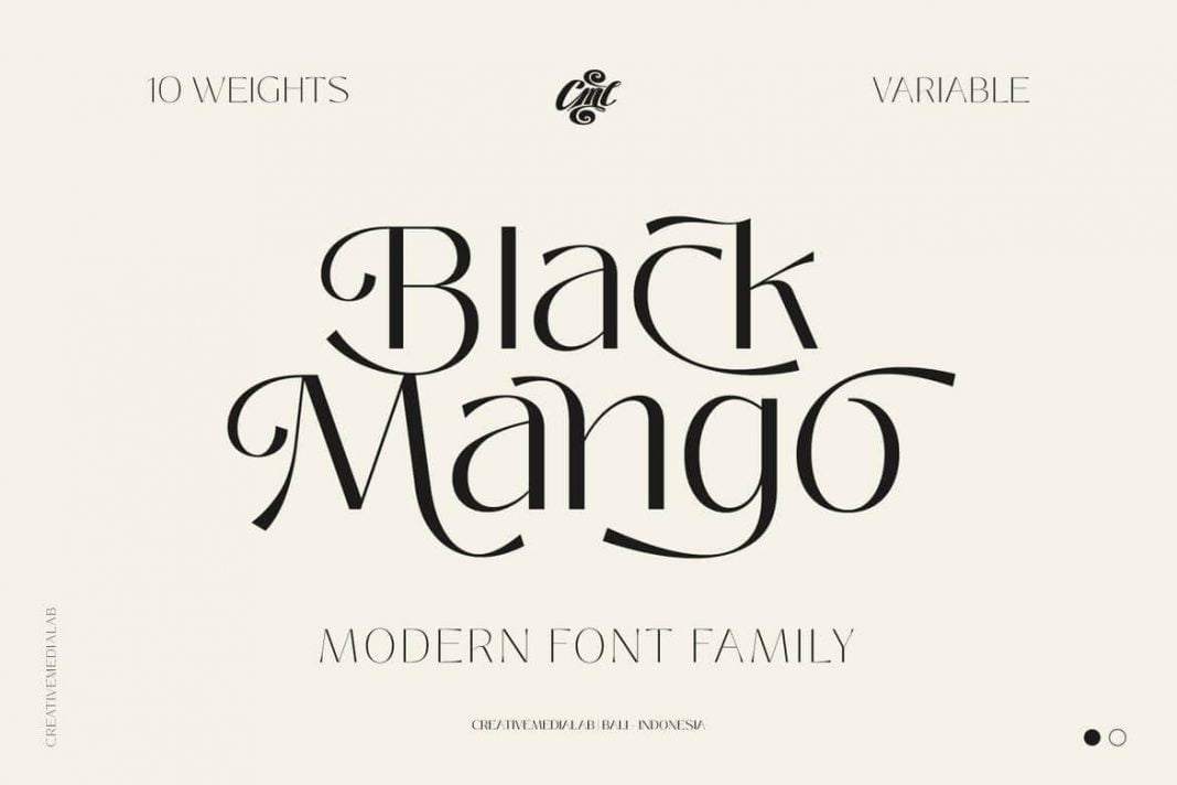 Black Mango - Modern Beauty Font
