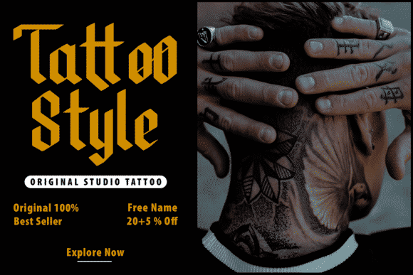 Black Pentacle Font