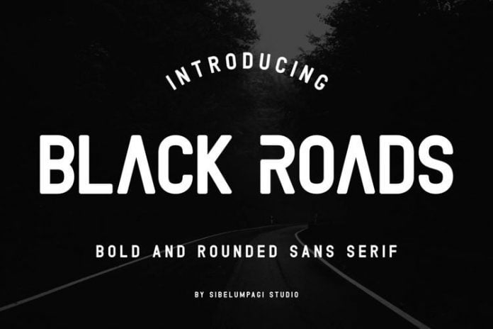 Black Roads Font