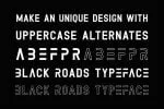 Black Roads Font