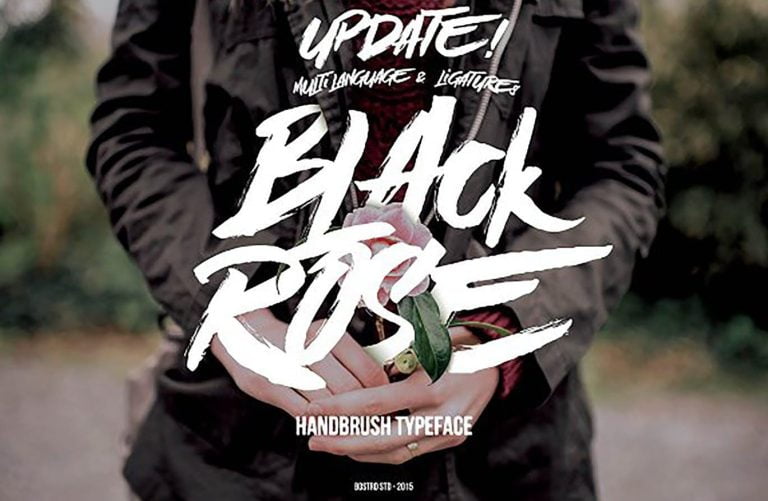 Black Rose Font Free Downlaod
