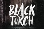 Black Torch - Dry Brush Font