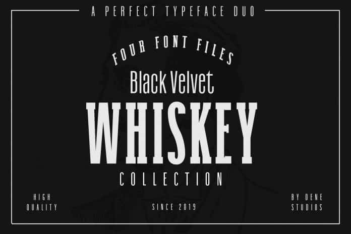 Black Velvet - A Font Duo Collection