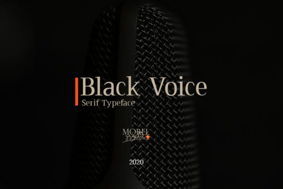 Black Voice Font