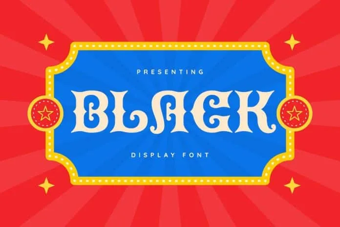Black Font