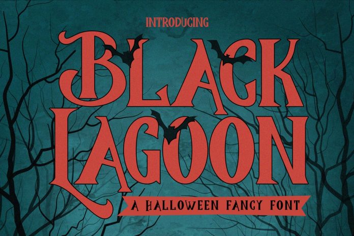 BlackLagoon - Halloween Fancy Font
