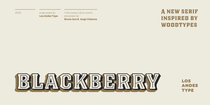 Blackberry Font Family