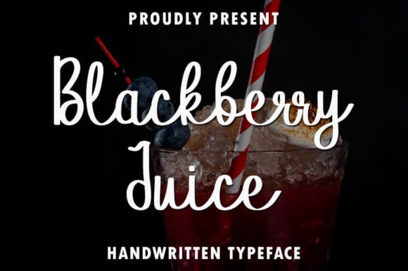 Blackberry Juice Font