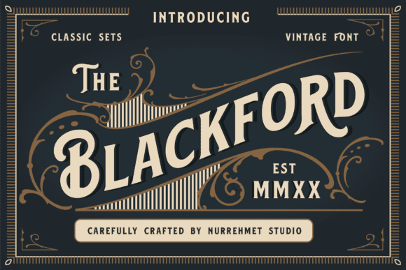 Blackford Font
