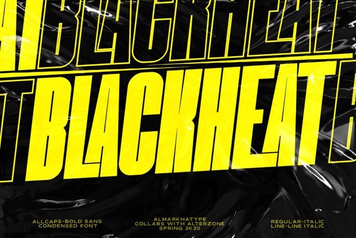 Blackheat - Bold Sans Condensed font