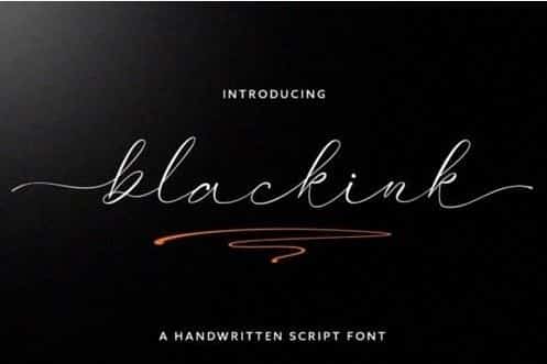 Blackink Font
