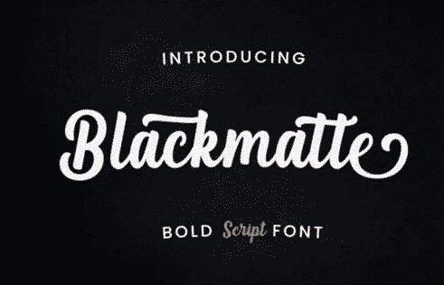 Blackmatte Font