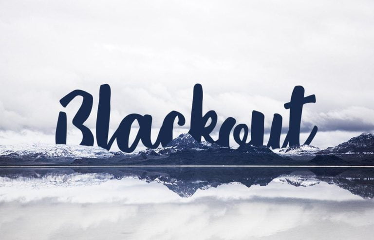 Blackout Font Free Download