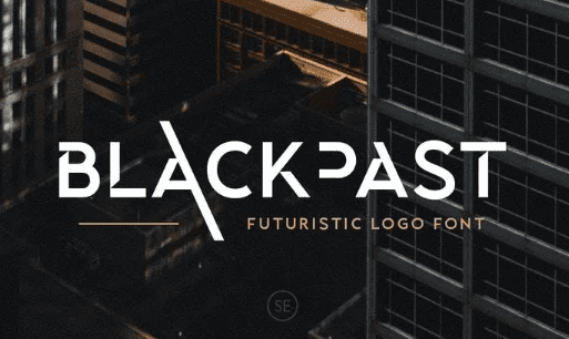 Blackpast - Futuristic Logo Font